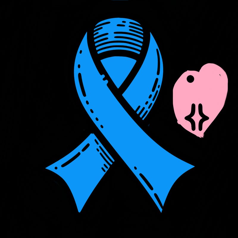 ribbon symbol of national breast cancer awareness month