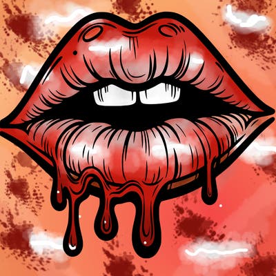lips that look realistic and drip