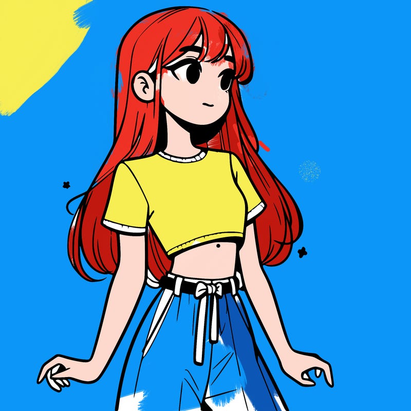 girl in a cute crop top
