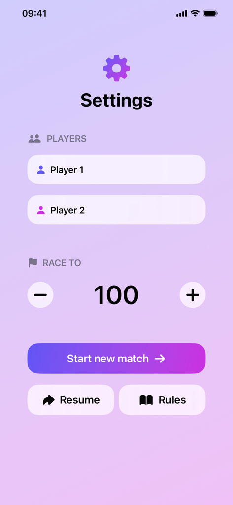 Straight Pool Sheet - Sports App | MWM