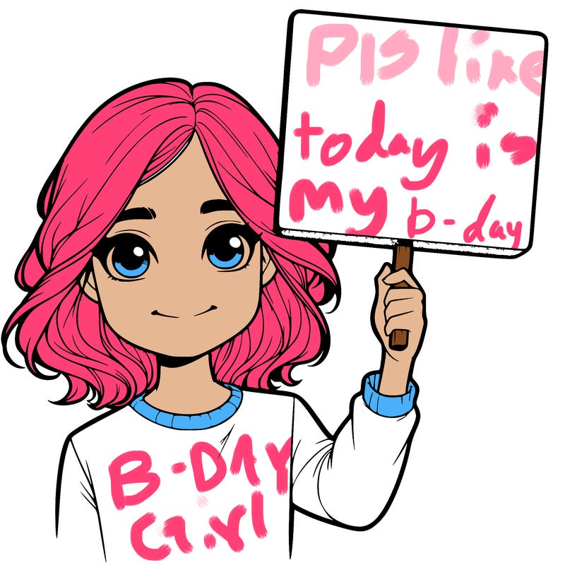 realistic girl holding up a sign