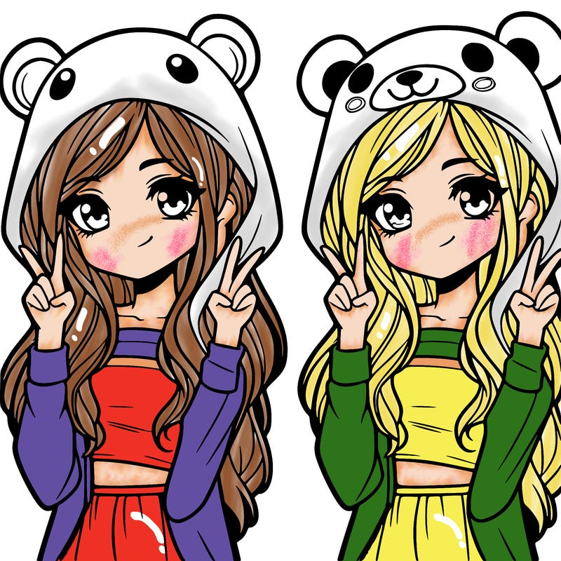 teen girl in animal costume