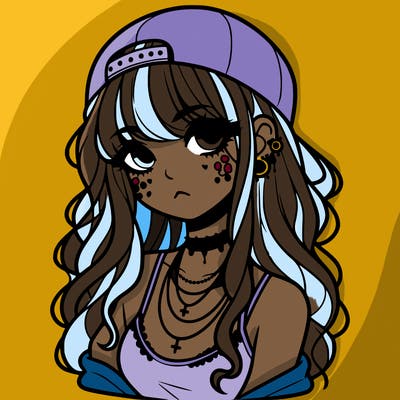 scene girl aesthetic