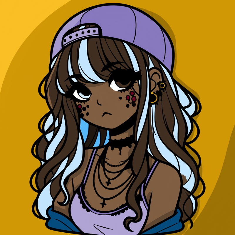 scene girl aesthetic