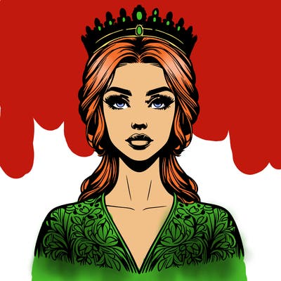 realistic beautiful queen