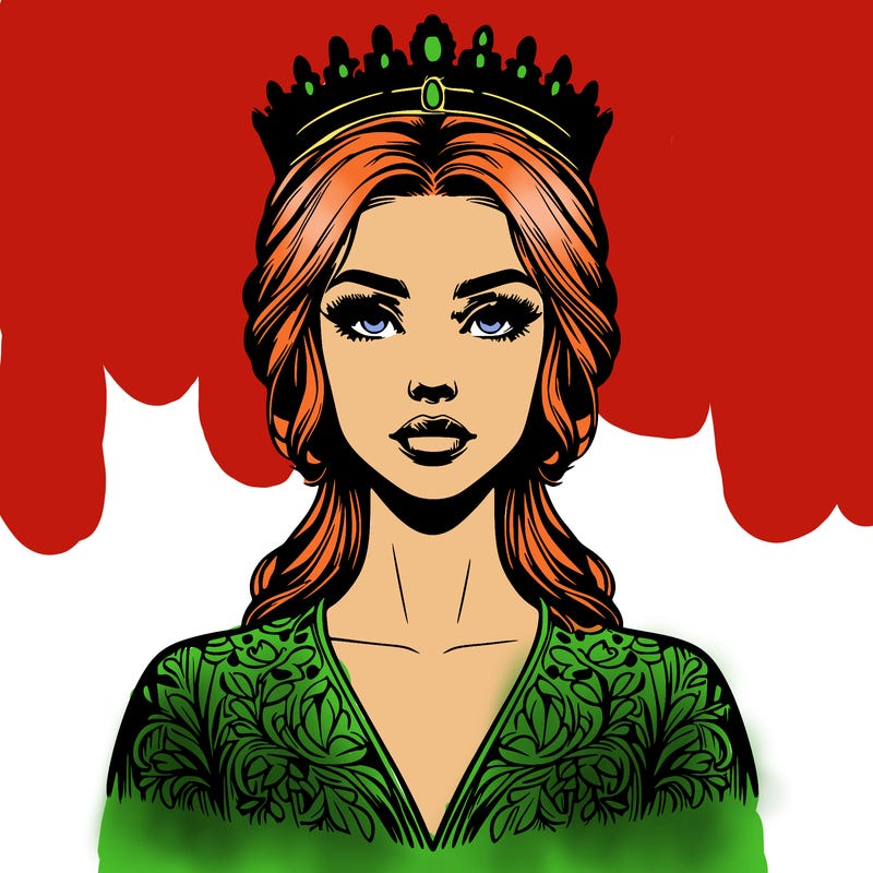 realistic beautiful queen