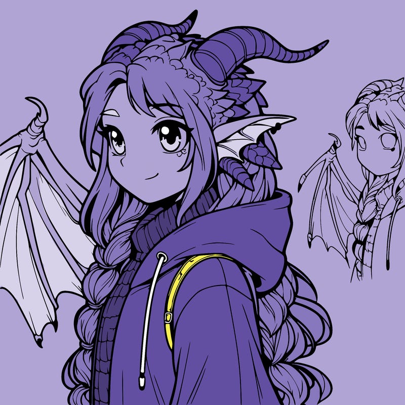 realistic dragon girl