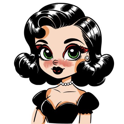 betty boop realistic