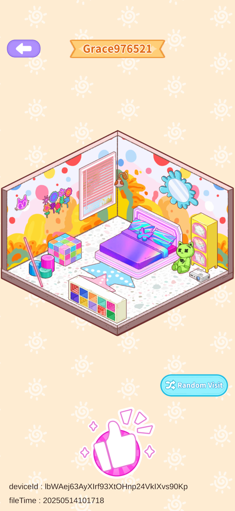 Colorful bedroom interior design in Pocket Life Decor Happy Room