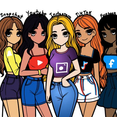 group of girls