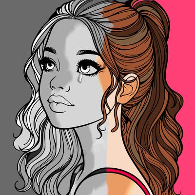 beautiful realistic girl