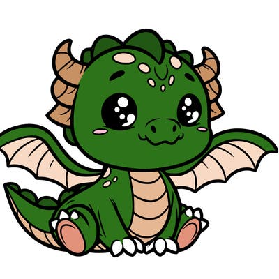 cute little baby dragon