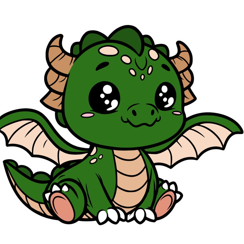 cute little baby dragon
