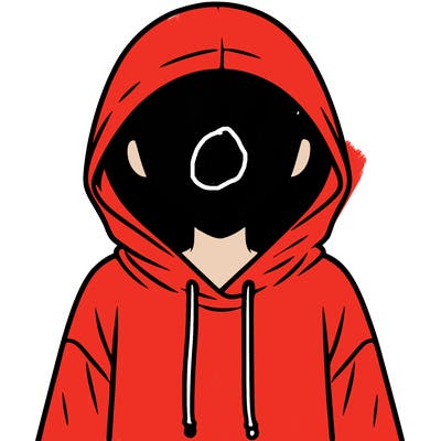 faceless girl in hoodie