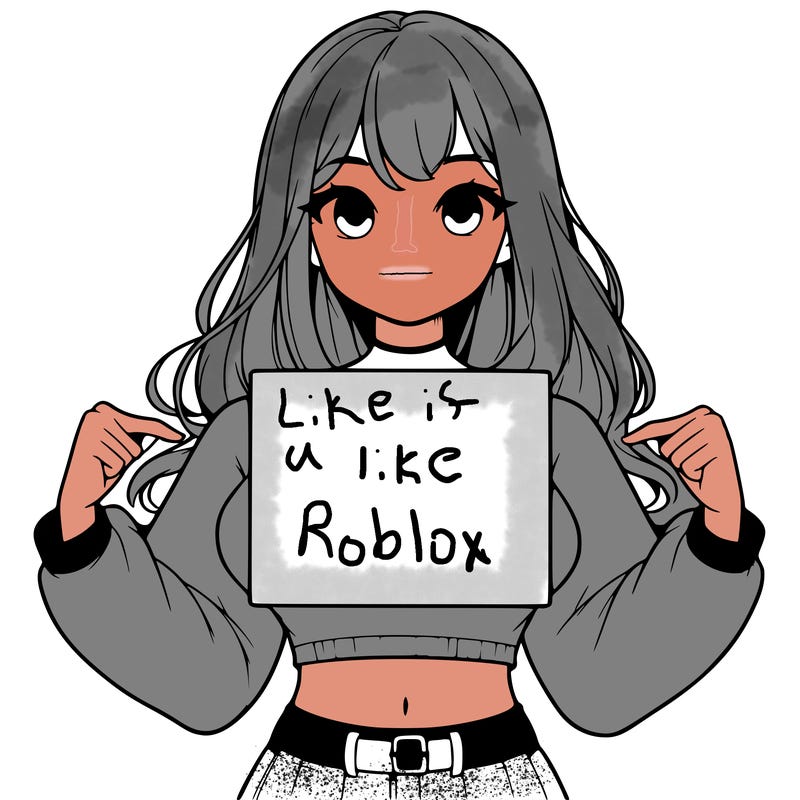 girl holding a blank sign in a long sleeve crop top
