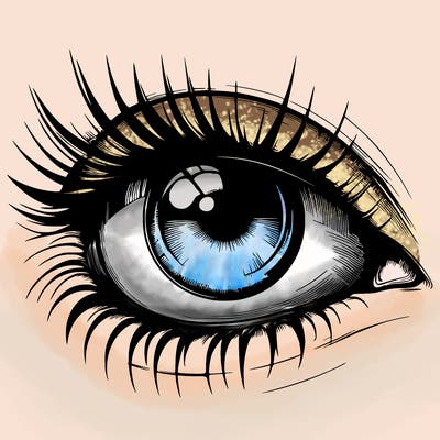 realistic eye