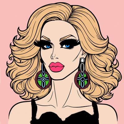 realistic drag queen