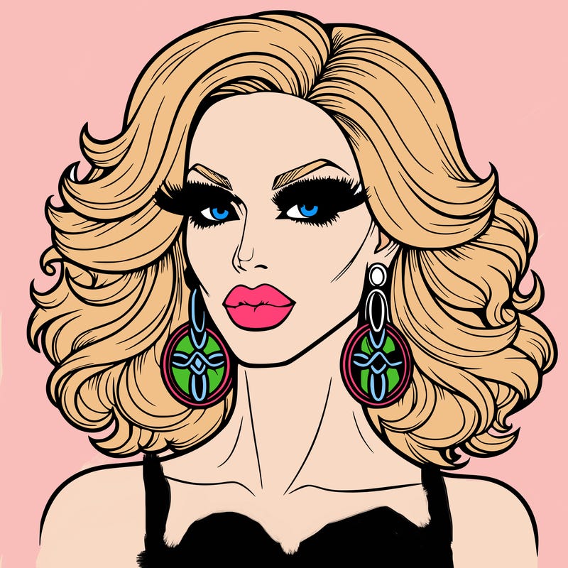 realistic drag queen