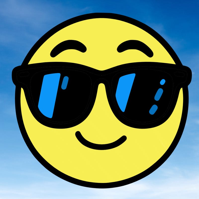emoji with sunglasses
