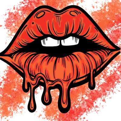 lips that look realistic and drip