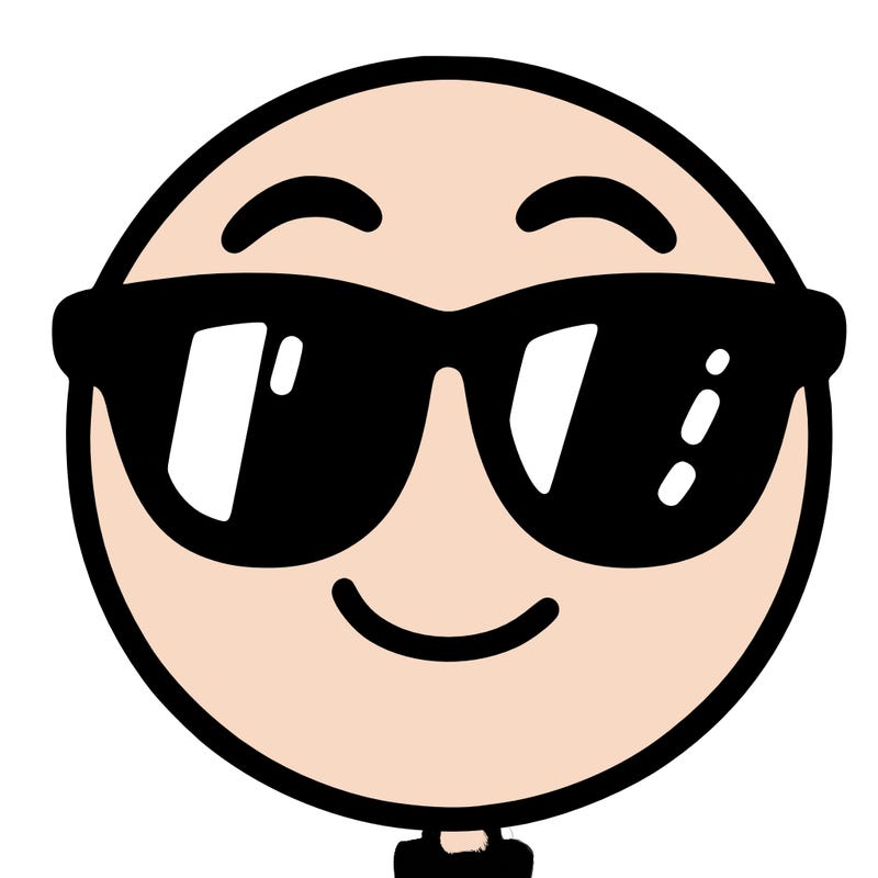 emoji with sunglasses