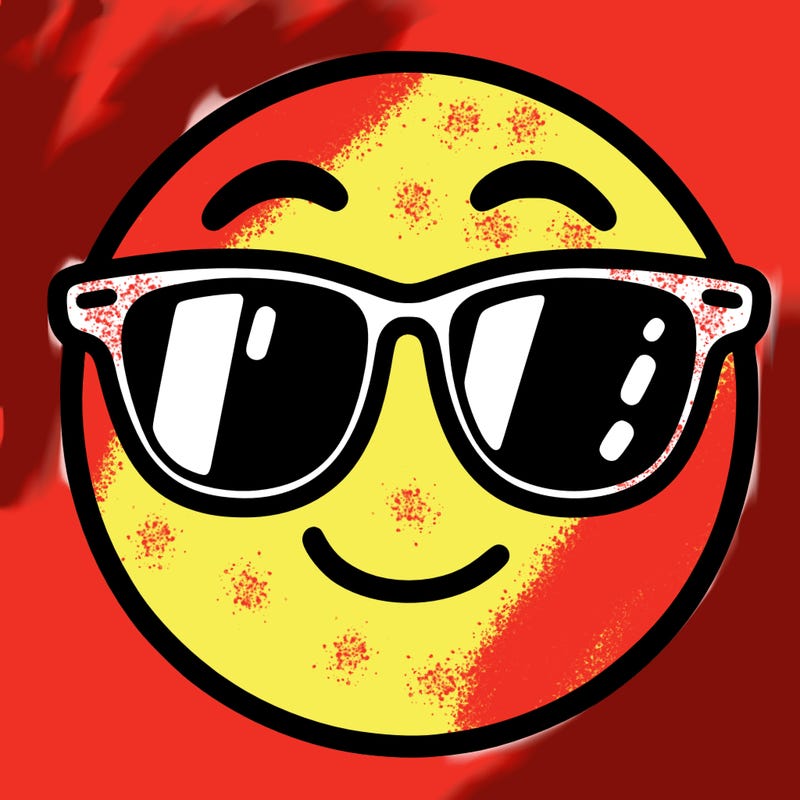 emoji with sunglasses