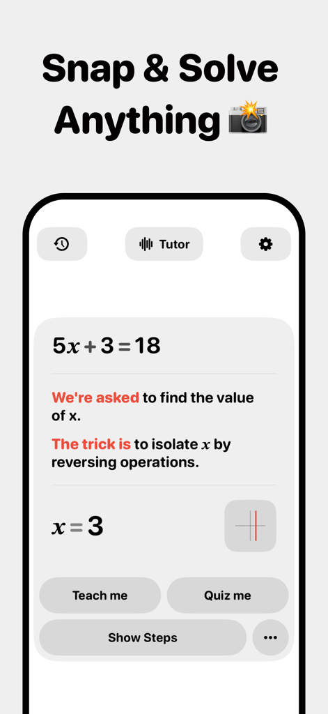Animath - AI Tutor & Solver