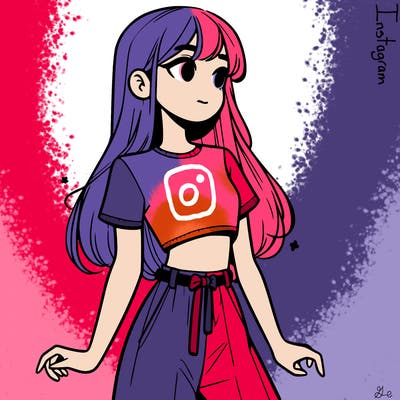 girl in a cute crop top