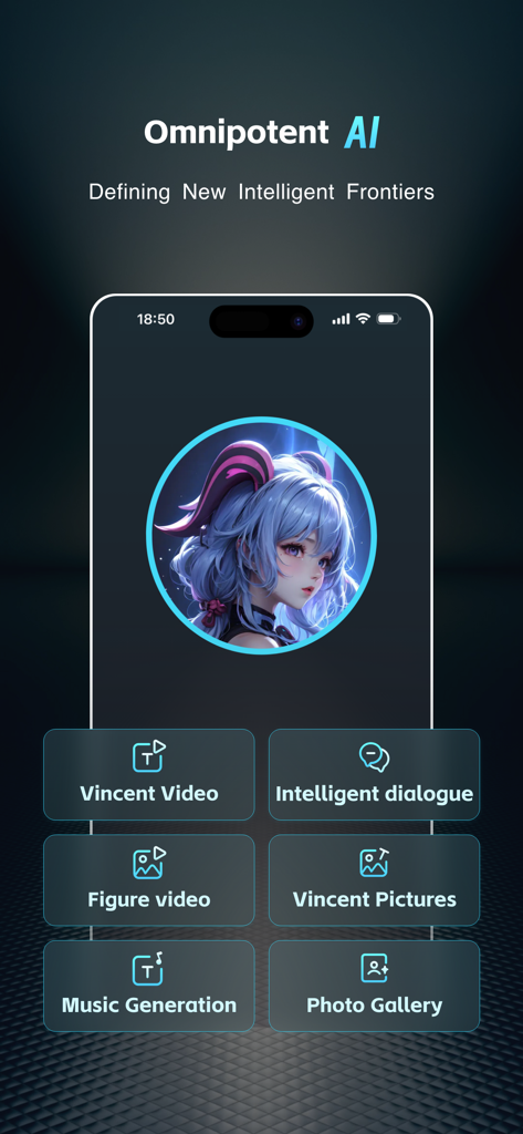 Interface de l'application Suna affichant les fonctionnalités de génération de musique vidéo et d'images IA