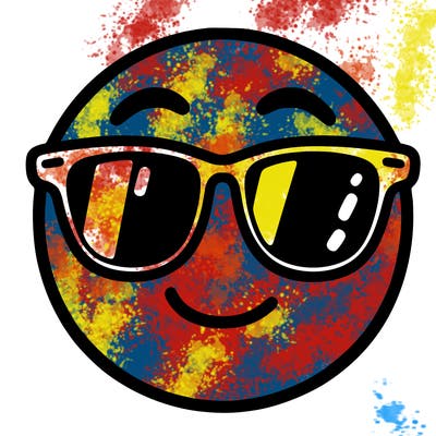 emoji with sunglasses