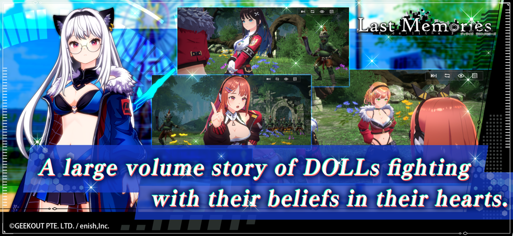De:Lithe Last Memories - Personajes de chicas muñecas de De Lithe Last Memories y resumen de la historia del juego