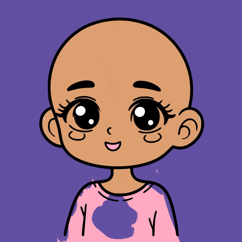 girl with no hair