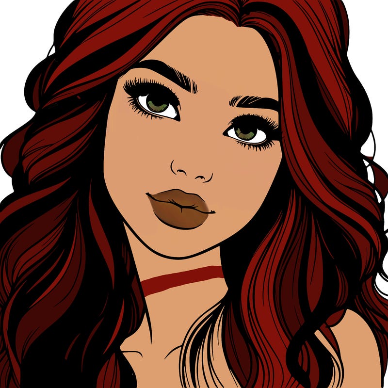 beautiful realistic girl