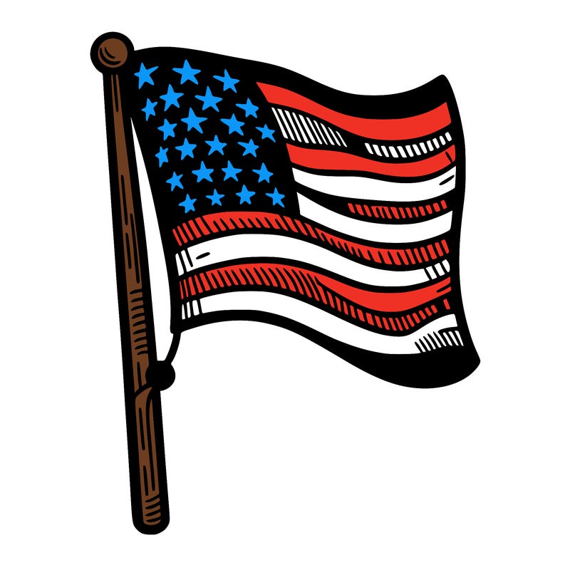 fourth of july flag