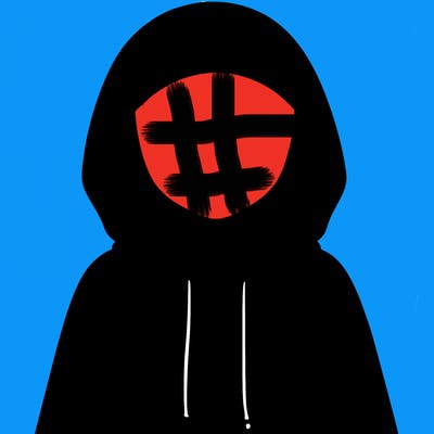 faceless girl in hoodie