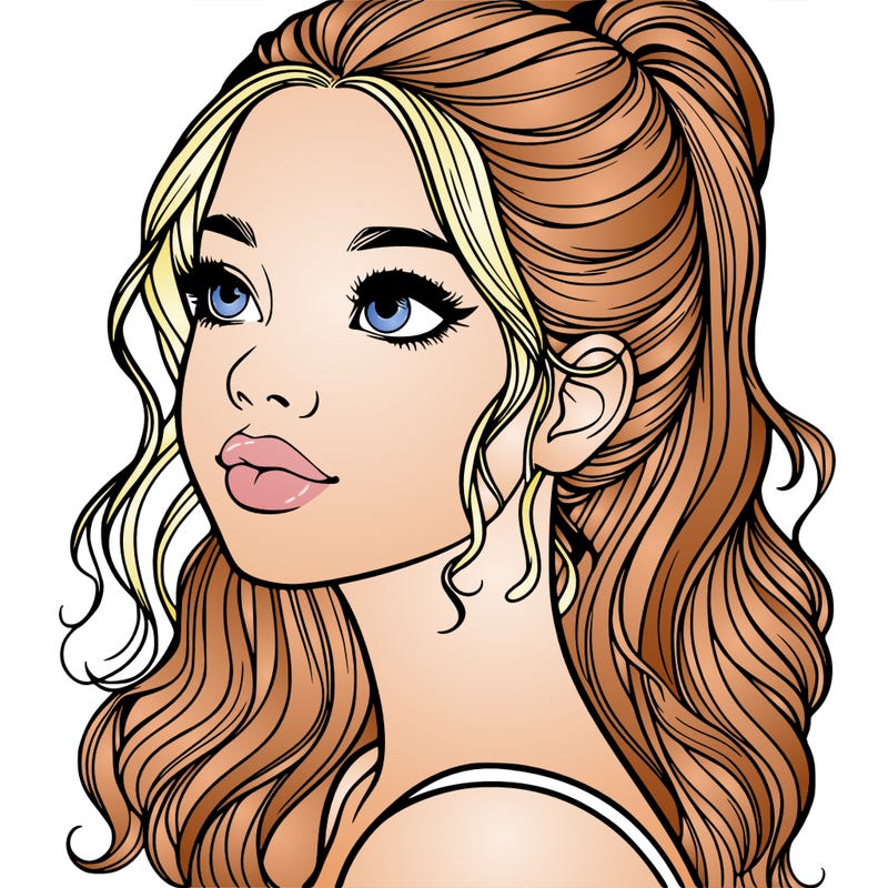 beautiful realistic girl