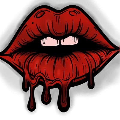 lips that look realistic and drip