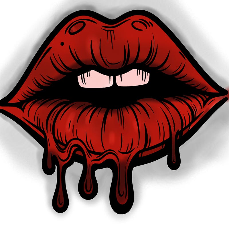 lips that look realistic and drip