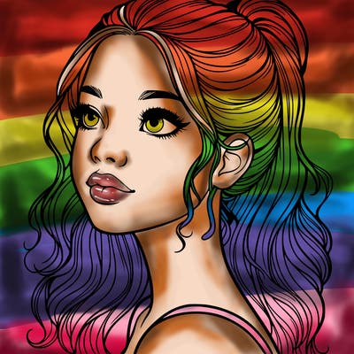 beautiful realistic girl