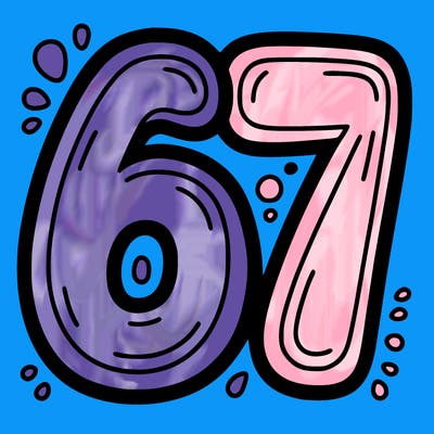 the number 67