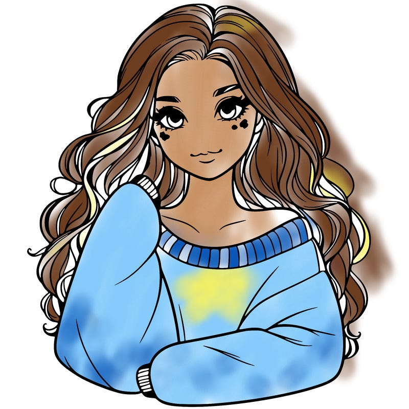 a beautiful girl in a big sweatshirt