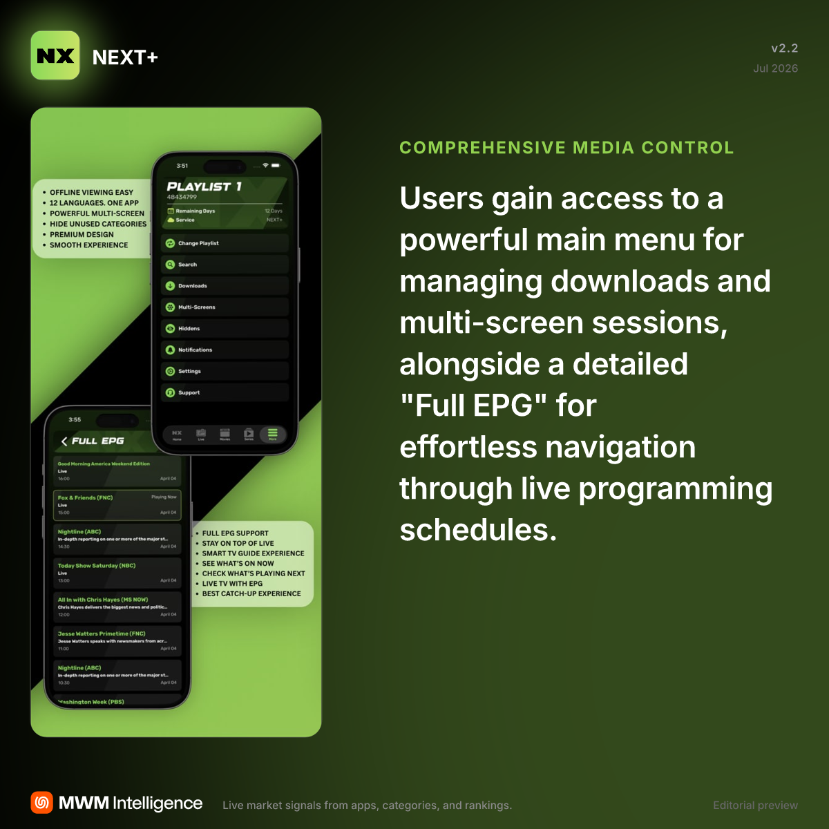 NEXT+ - Utilities App | MWM