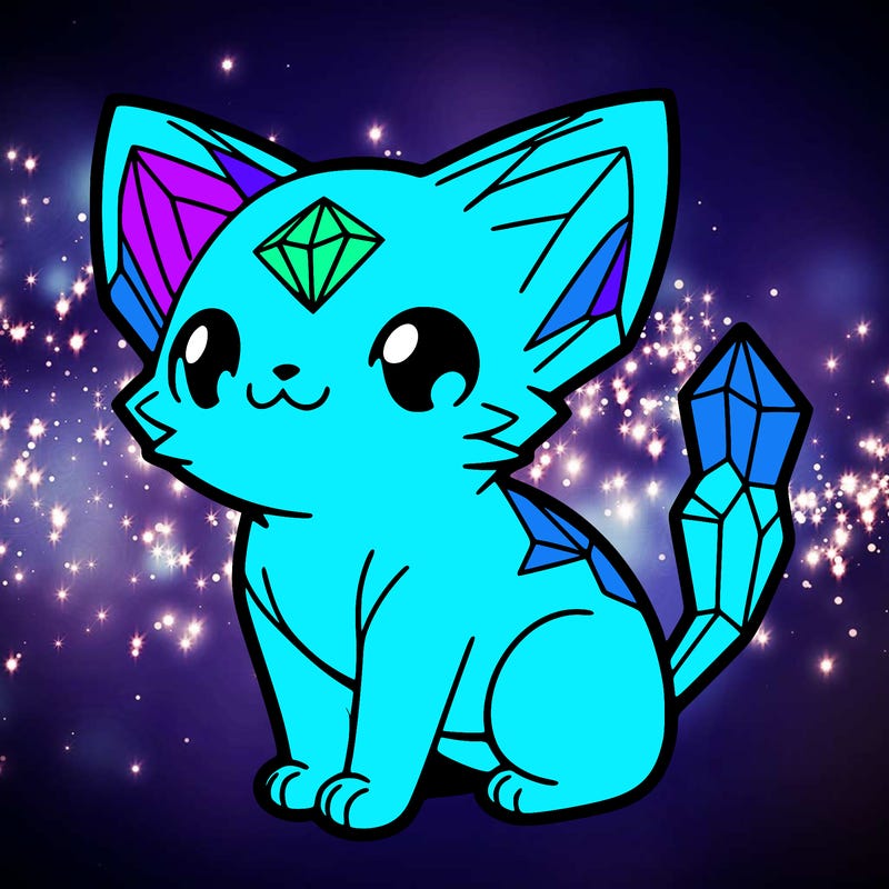 crystal kitten