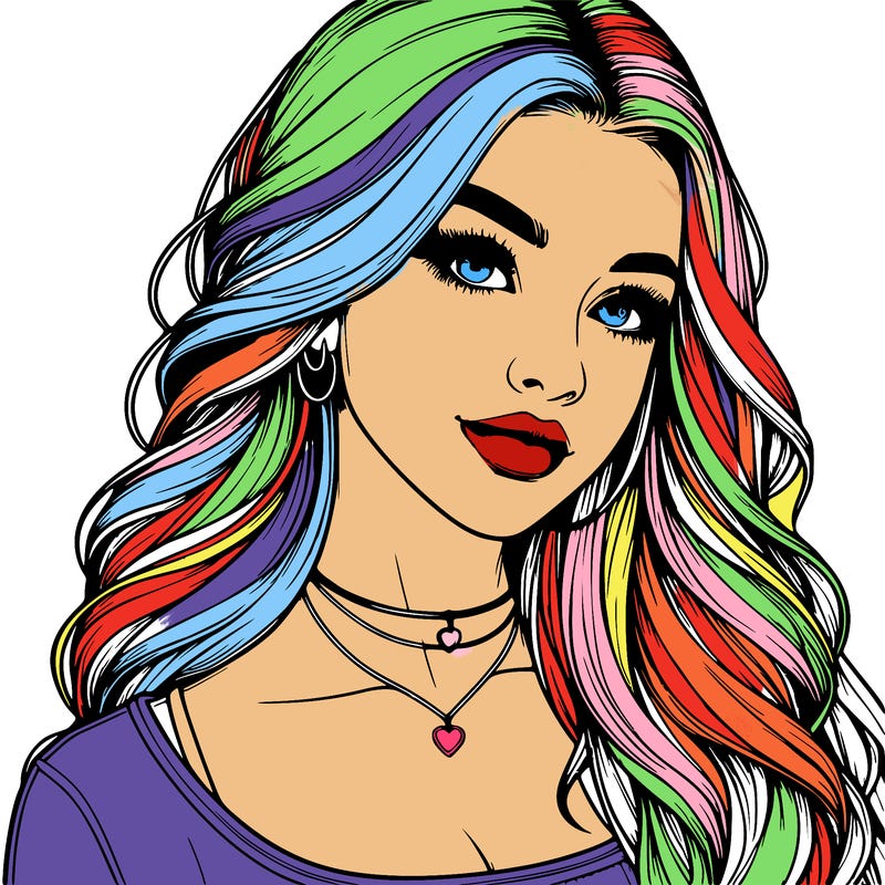 detailed realistic girl