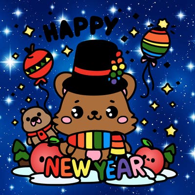 message : happy new year