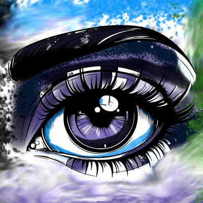 realistic eye