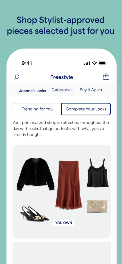 Stitch Fix - Personal Styling - Personalized outfit recommendations in the Stitch Fix app Freestyle shop