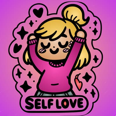 self-love sticker