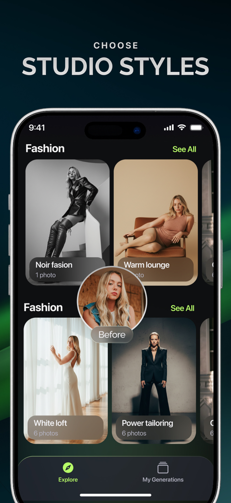 Zoia | Générateur professionnel de portraits IA