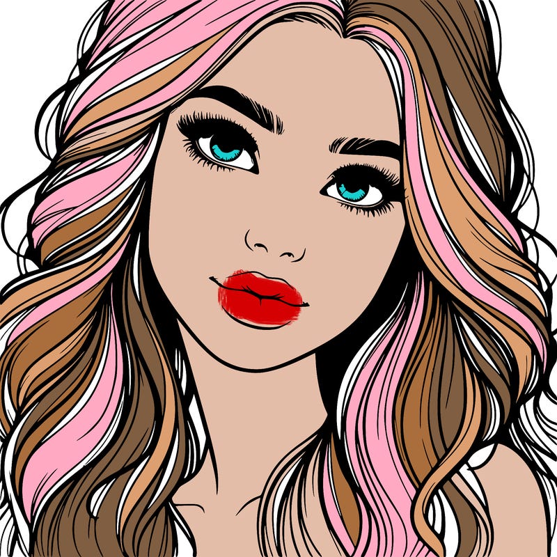 beautiful realistic girl